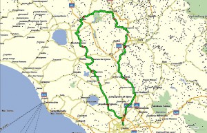 Civita di Bagnoregio percorso